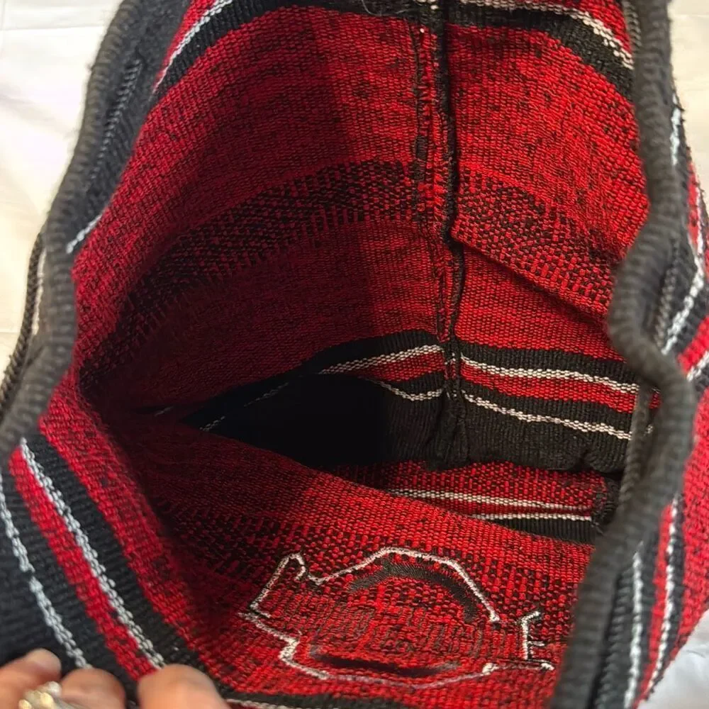 Ohio state Buckeyes backpack rucksack red black cinch sack‎